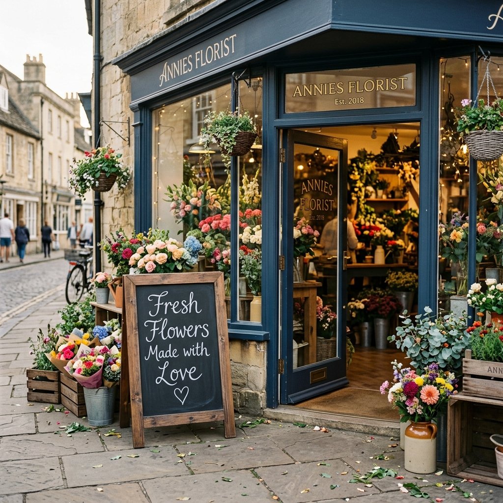 Annies Florist Shop Front